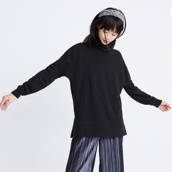 Madewell Tops - Turtleneck Tunic Sweatshirt